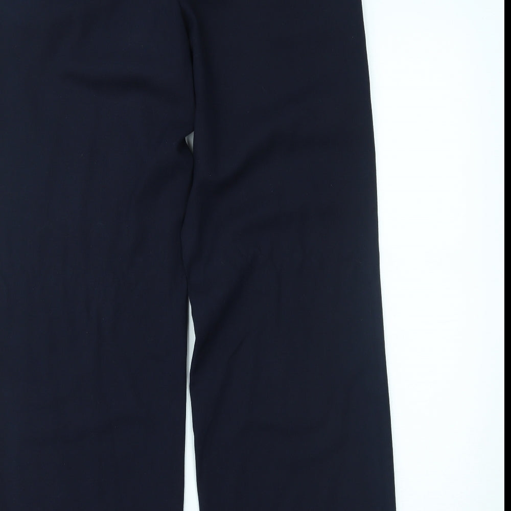 Next Womens Blue Trousers Size 10 L28 in