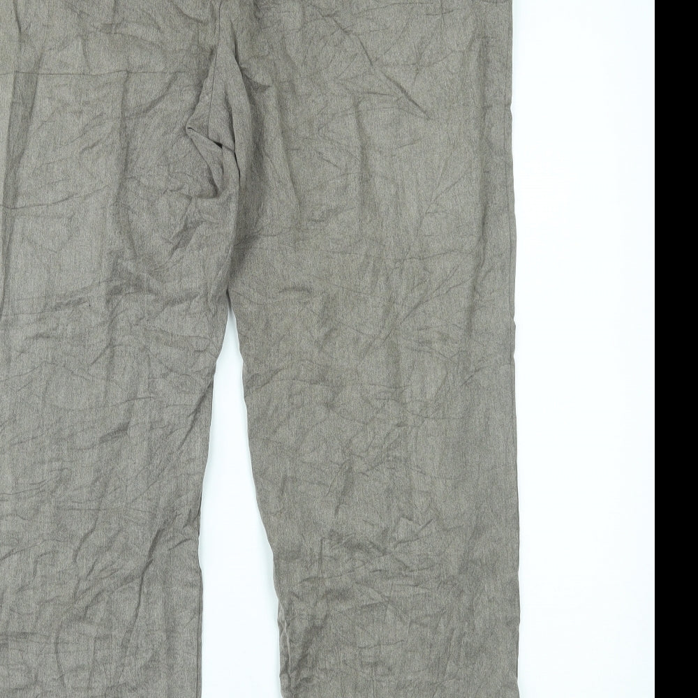 Marks & Spencer Womens Brown Trousers Size 16 L27 in