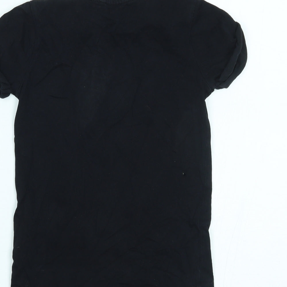 Next Boys Black Basic T-Shirt Size 5 Years