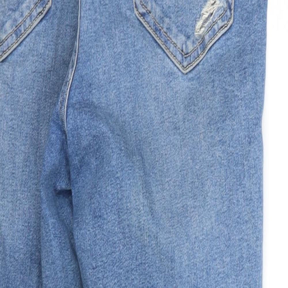 Topshop Womens Blue Skinny Jeans Size 30 L30 in