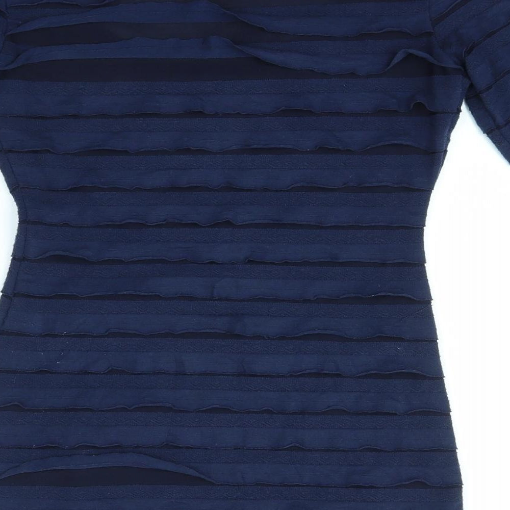 Studio M Womens Blue Bodycon Size S