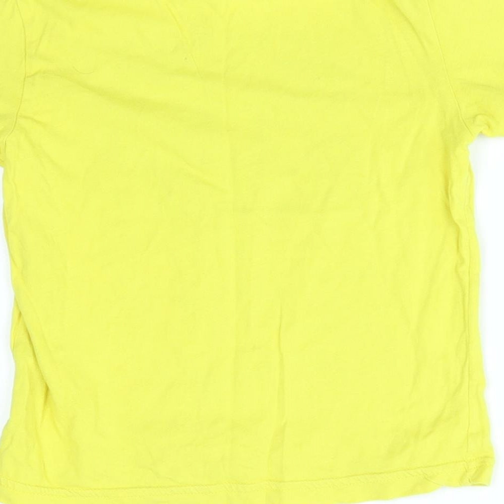 United Colors of Benetton Boys Yellow Basic T-Shirt Size 3-4 Years - Baseball