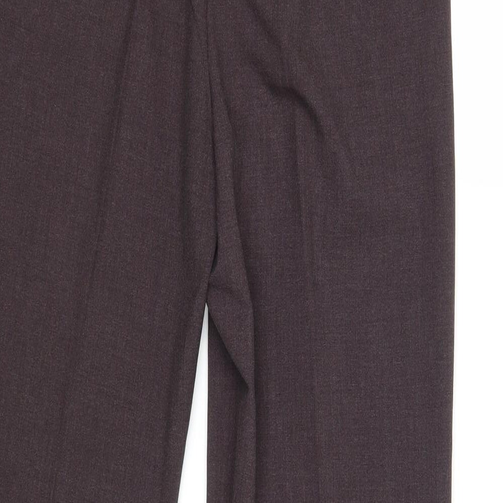 Mish Mash Womens Brown Trousers Size 12 L31 in