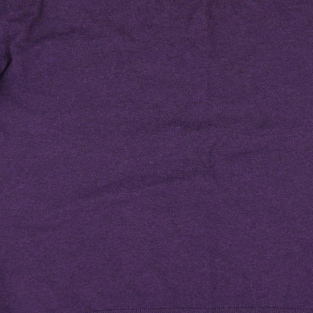 Burtons Menswear Mens Purple Pullover Jumper Size M