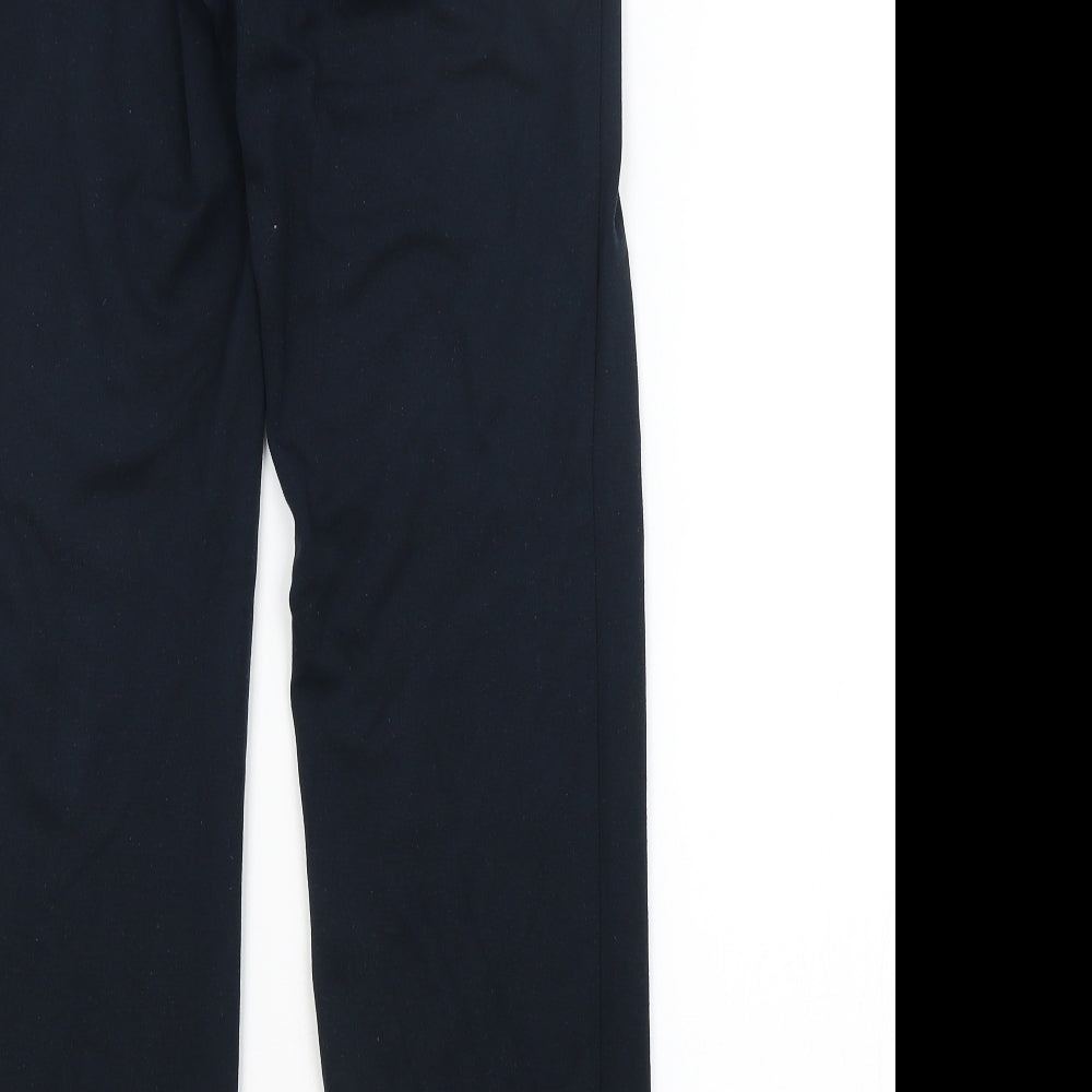 Marks & Spencer Womens Blue Trousers Size 8 L29 in