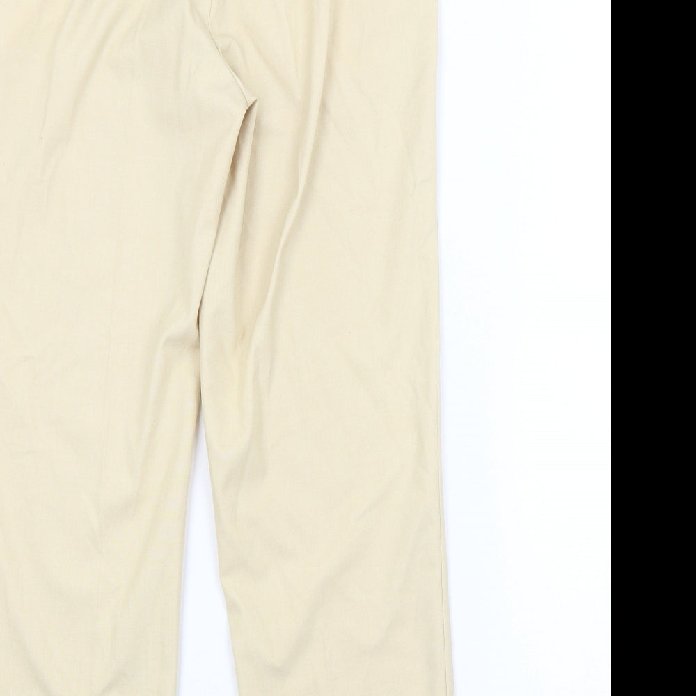 Preworn Womens Yellow Trousers Size M L26 in