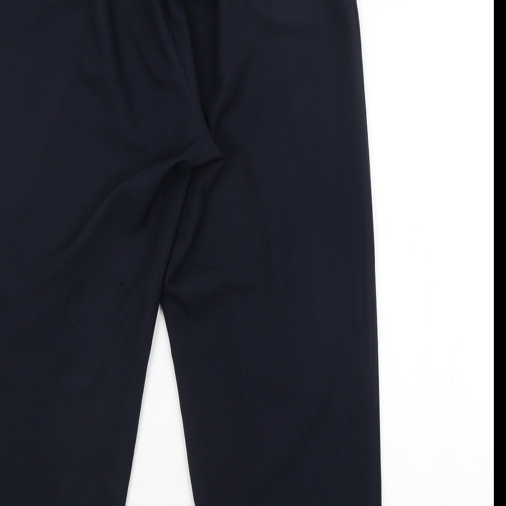 Bonmarché Womens Blue Trousers Size 16 L24 in