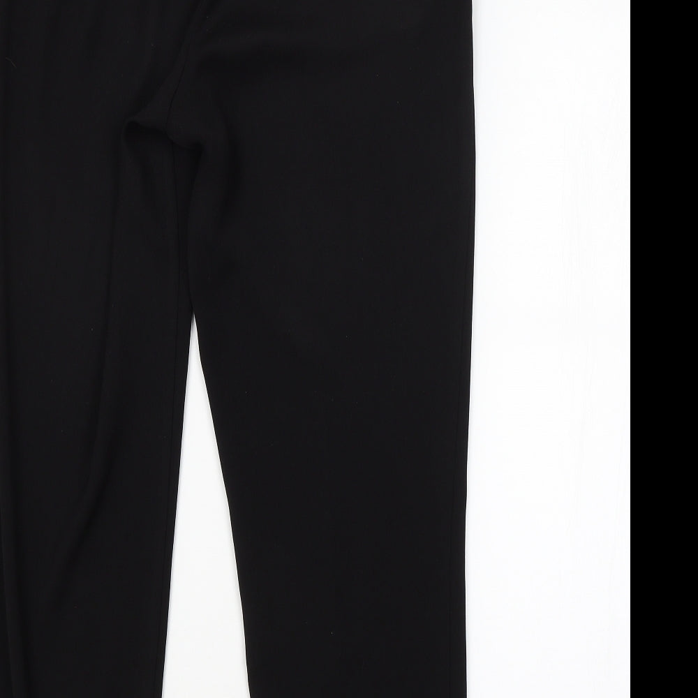 Dorothy Perkins Womens Black Trousers Size 12 L27 in