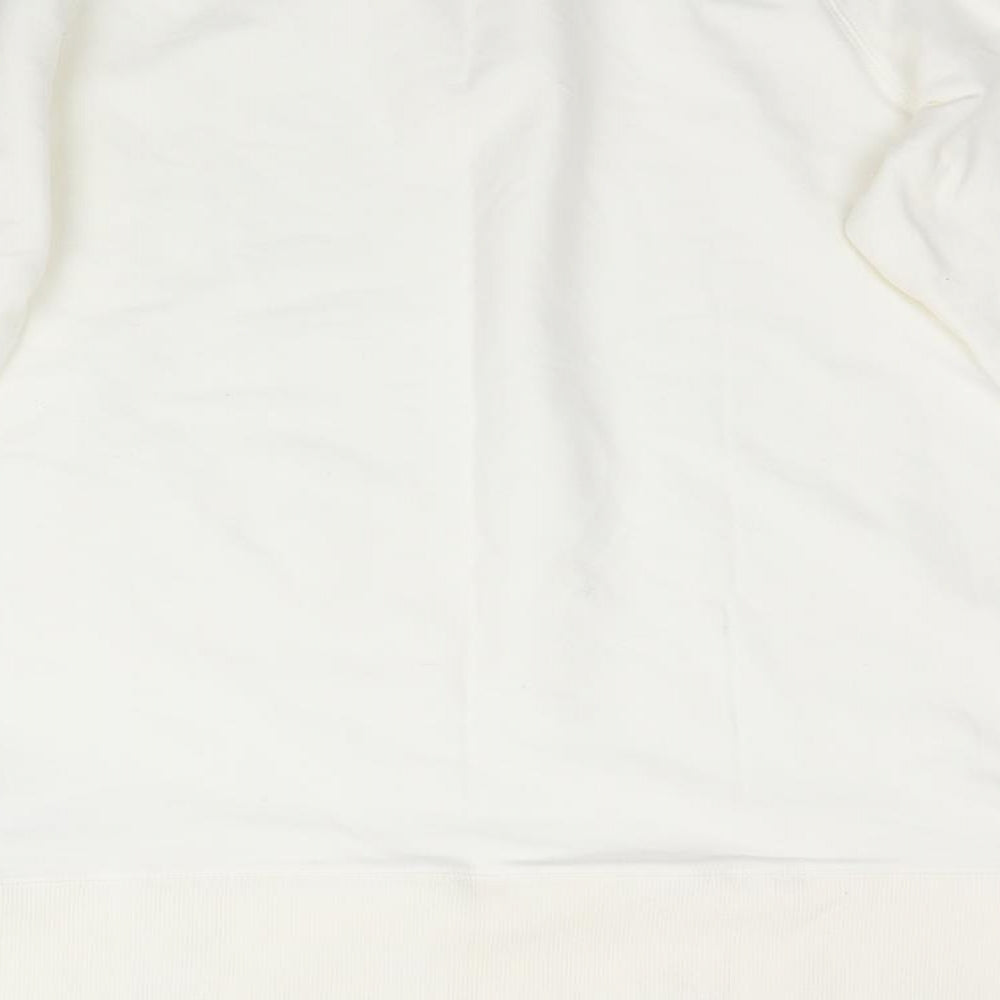 Oxylan Womens White Pullover Sweatshirt Size XL