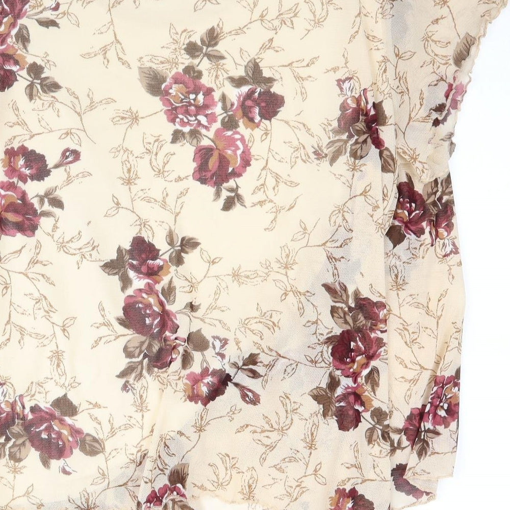 Must Womens Multicoloured Floral Basic Blouse Size 3XL