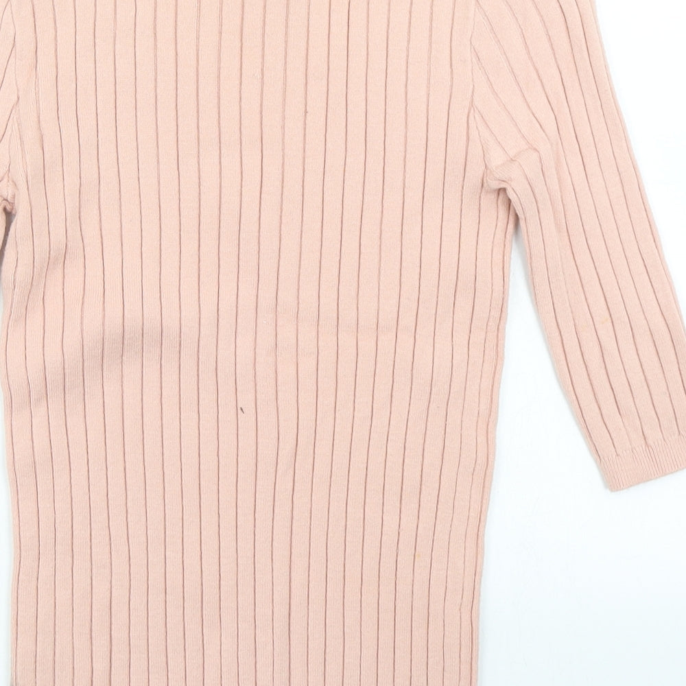 Atmosphere Womens Pink Knit Pullover Jumper Size 10