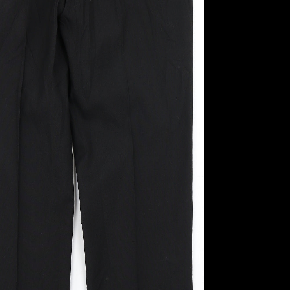 Sovereign Collection Mens Black Trousers Size 38 in L28 in