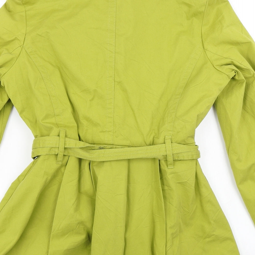 NEXT Womens Green Overcoat Coat Size 6