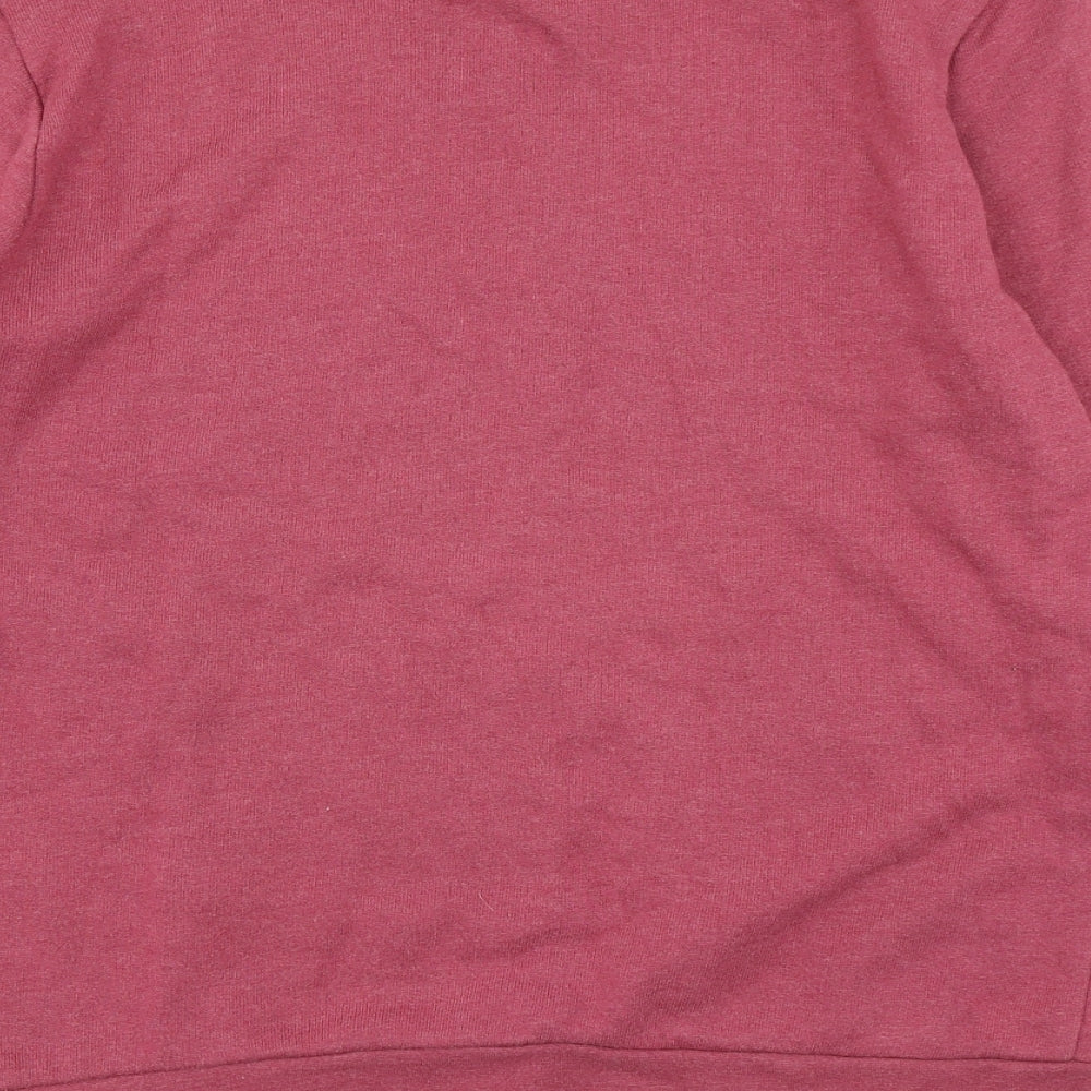 Crafted Mens Red Pullover Sweatshirt Size S