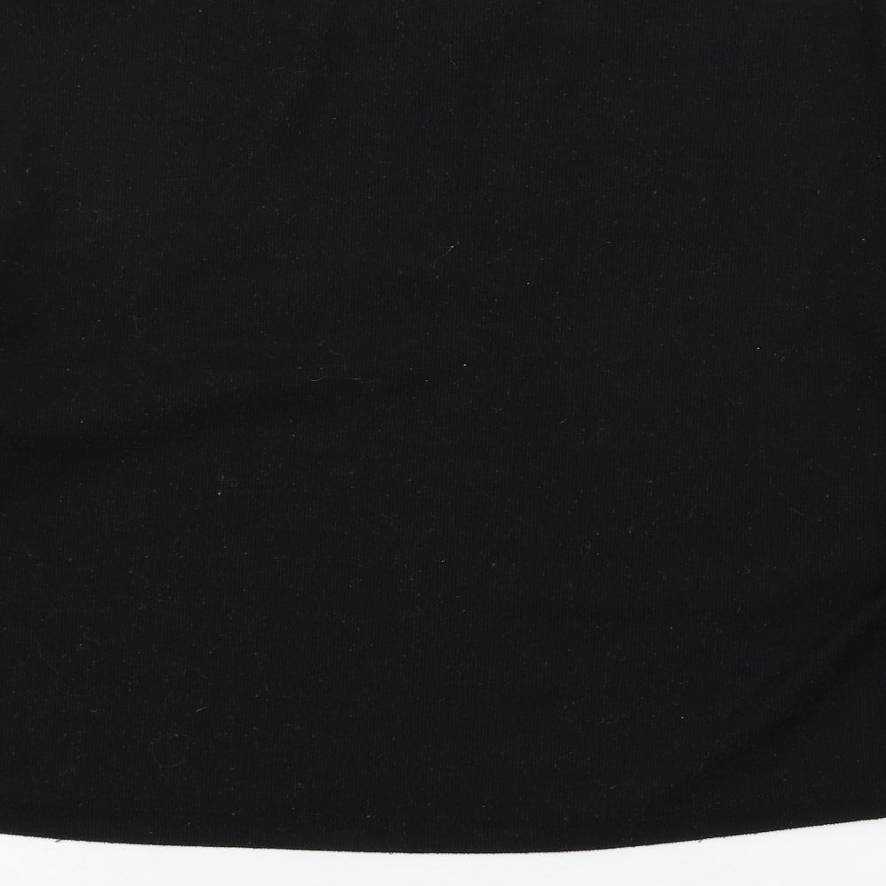 New Look Womens Black Jersey Pullover Sweatshirt Size S