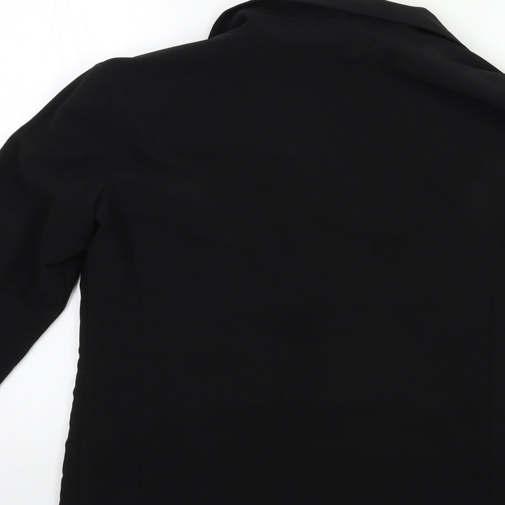 George Womens Black Jacket Blazer Size 8