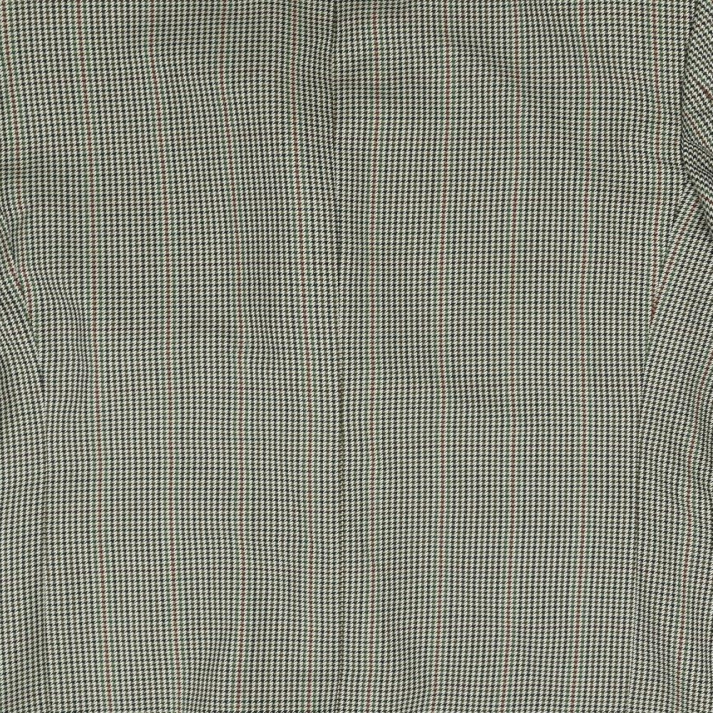 West Lake Mens Green Houndstooth Jacket Blazer Size 44