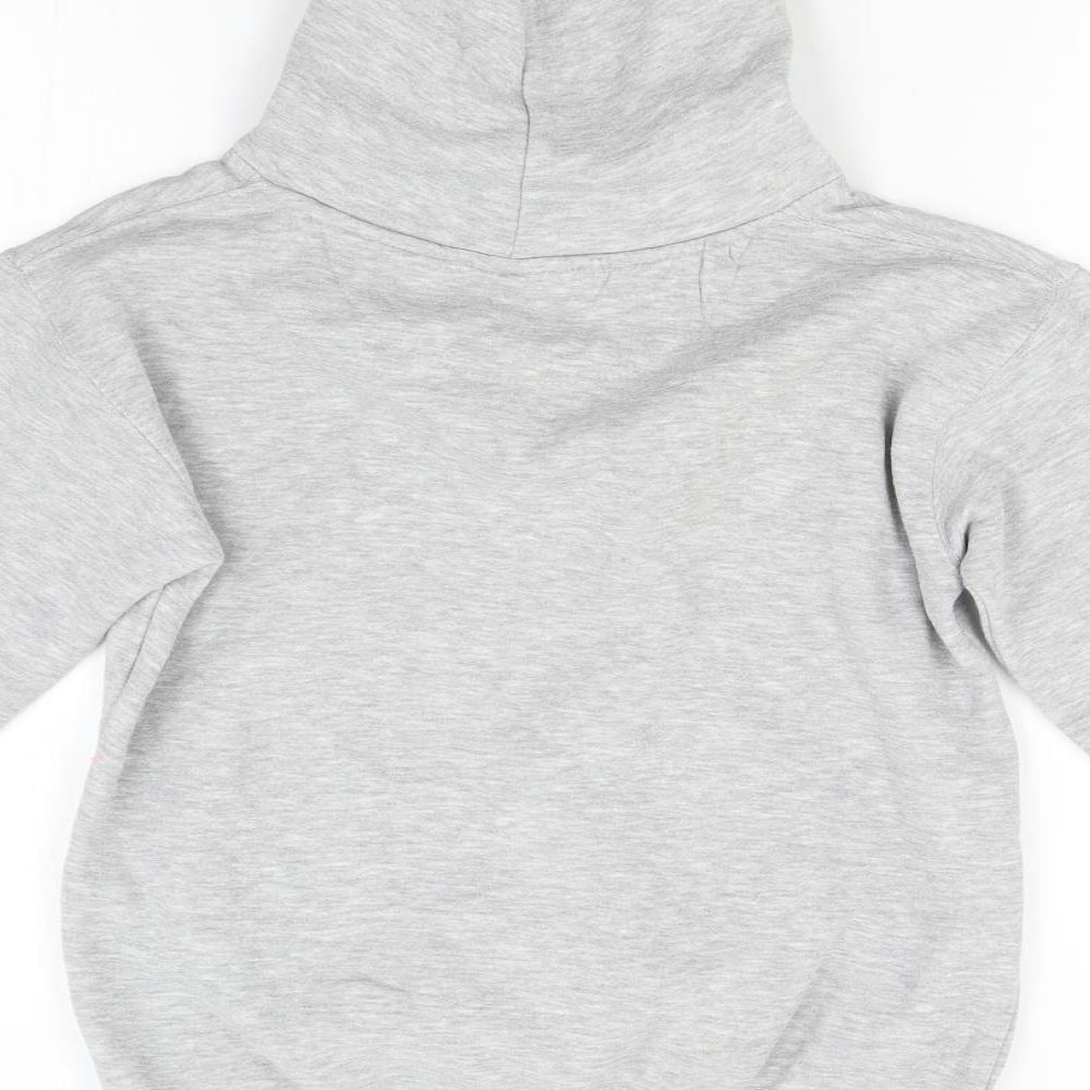 Cotton Ridge Girls Grey Pullover Hoodie Size 9-10 Years - Grass Roots Sports Coaching