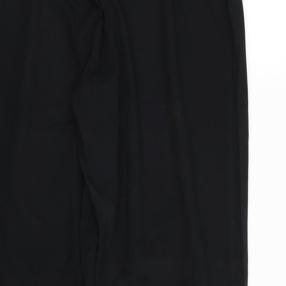 Essence Womens Black Trousers Size 16 L27 in