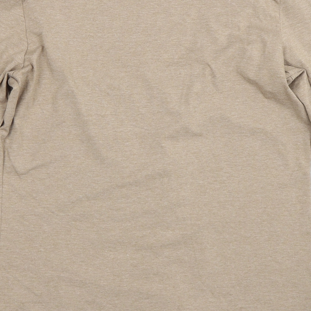 Per Una Womens Brown Basic T-Shirt Size 10