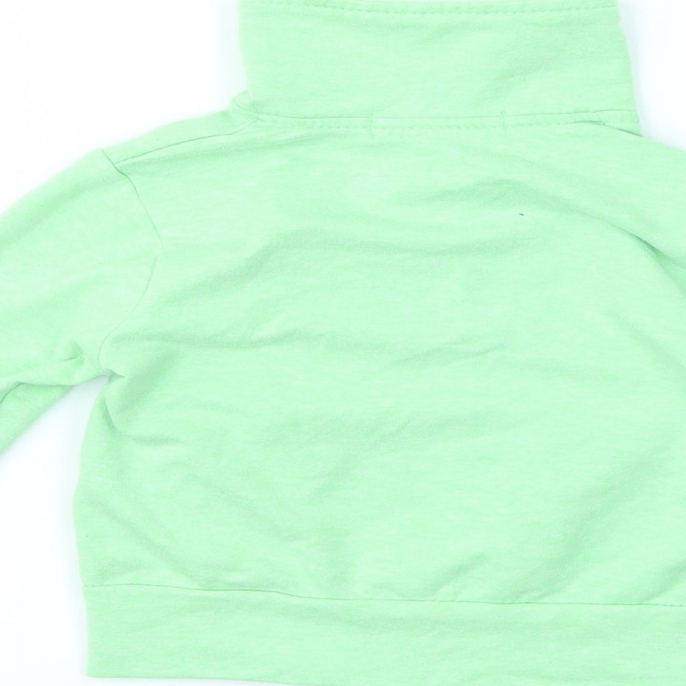 YES I DO Girls Green Full Zip Jumper Size 12-18 Months
