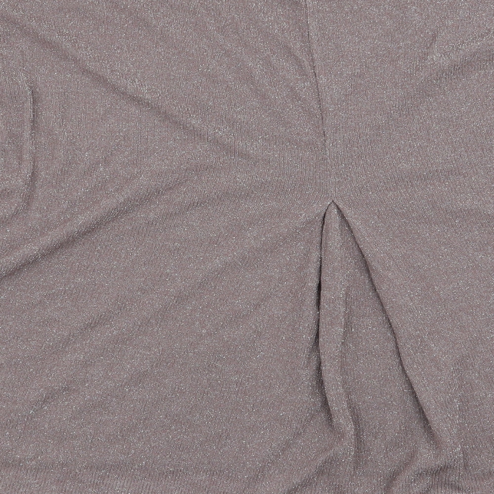 NEXT Womens Brown Basic T-Shirt Size 12
