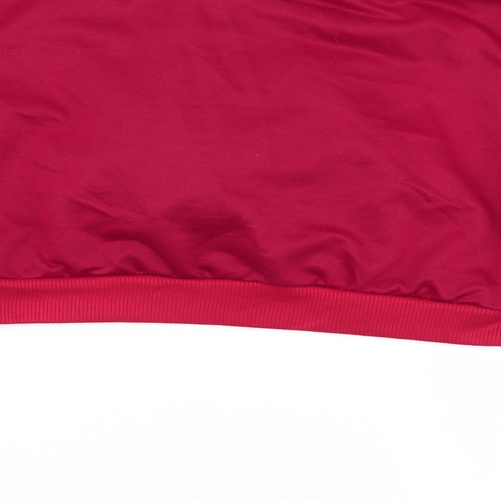 xiranmei Womens Red Pullover Jumper Size M - crop jumper