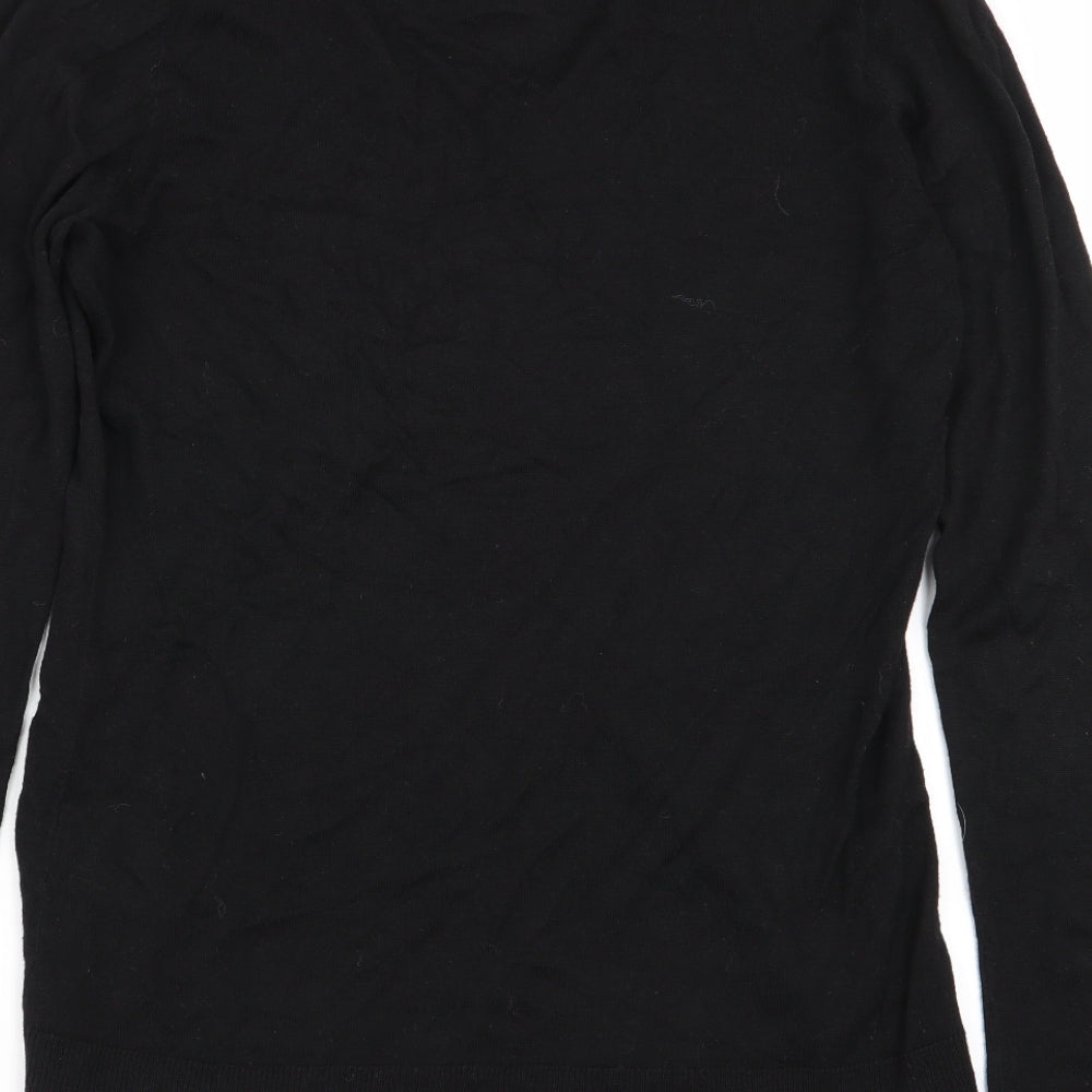 Rick Cardona Womens Black Pullover Jumper Size 12