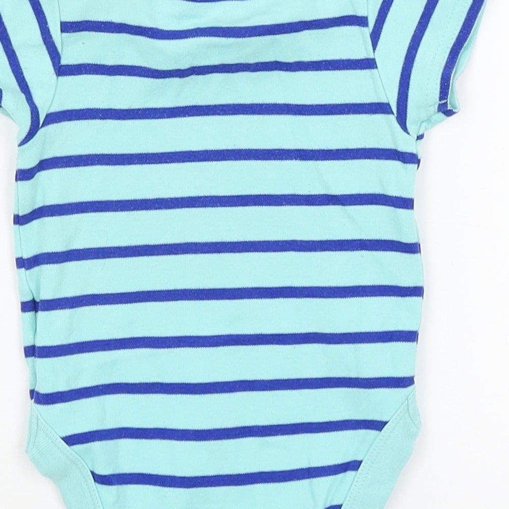 Next Baby Blue Striped Romper One-Piece Size 0-3 Months