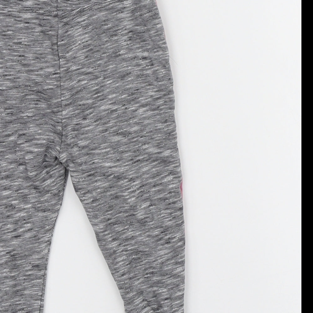 Topo Mini Girls Grey Jogger Leggings Size 12 Months
