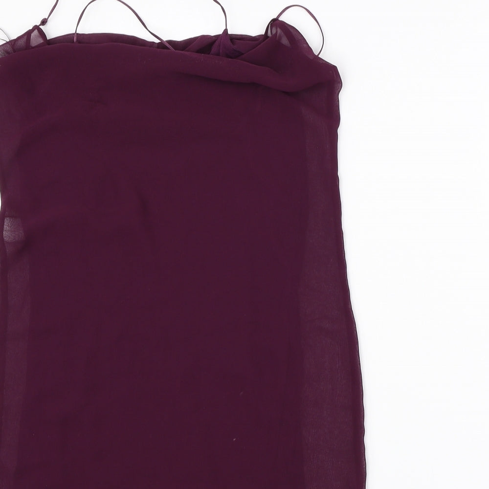 Zara Womens Purple Basic Blouse Size S