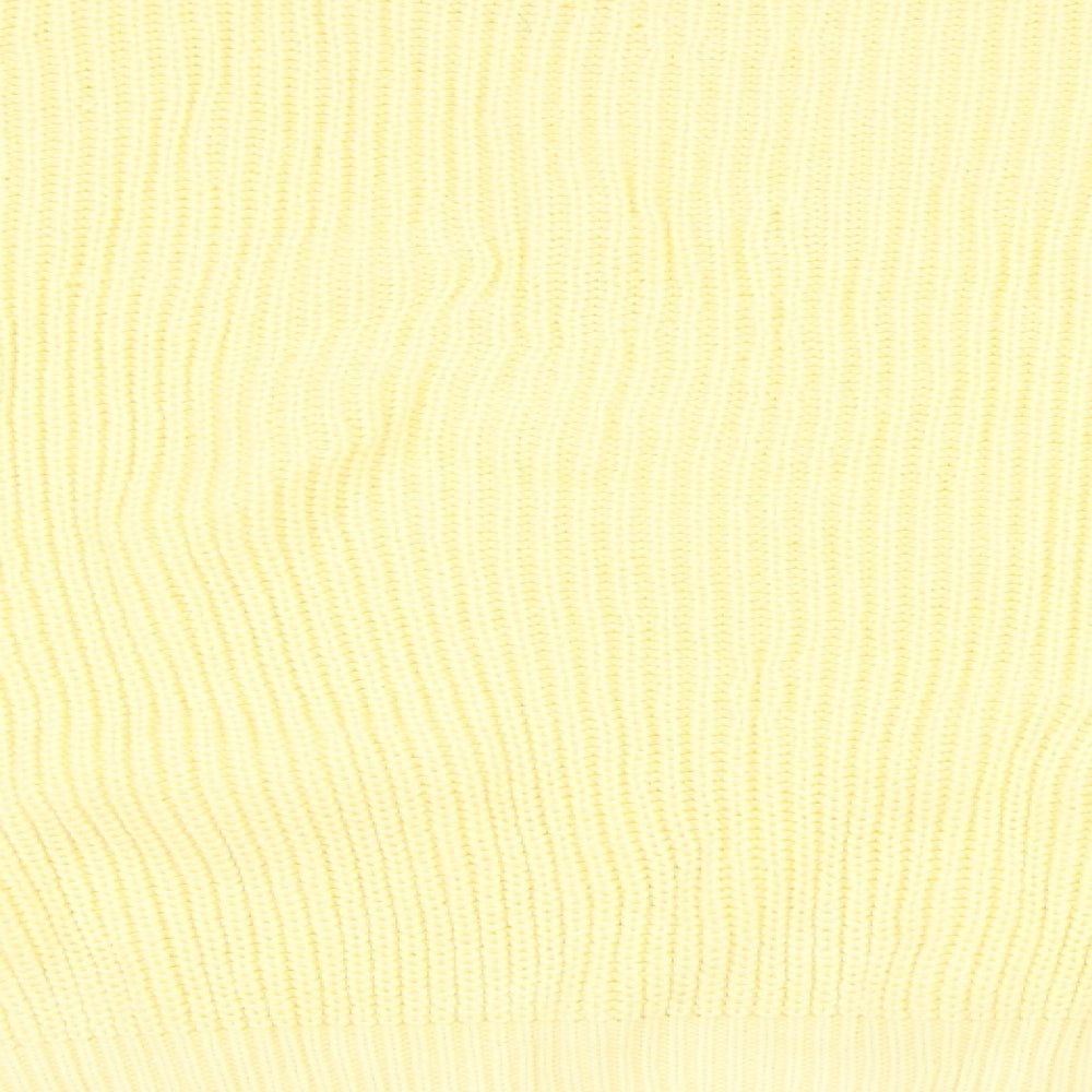 Dorothy Perkins Womens Yellow Pullover Jumper Size S