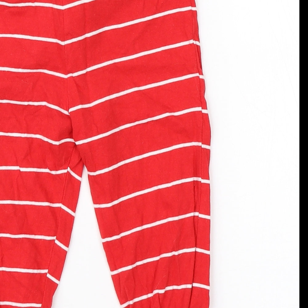 Primark Baby Red Striped Cami Pyjama Pants Size 18-24 Months