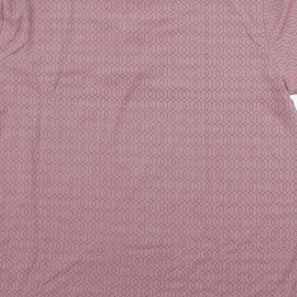 ACW 85 Mens Pink Polo Size XL
