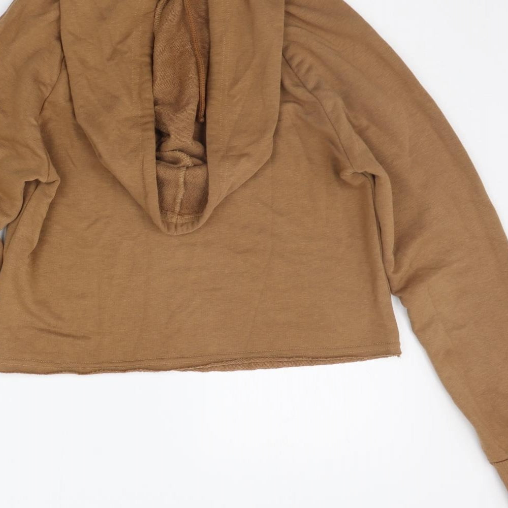 New Look Womens Brown Pullover Hoodie Size 6