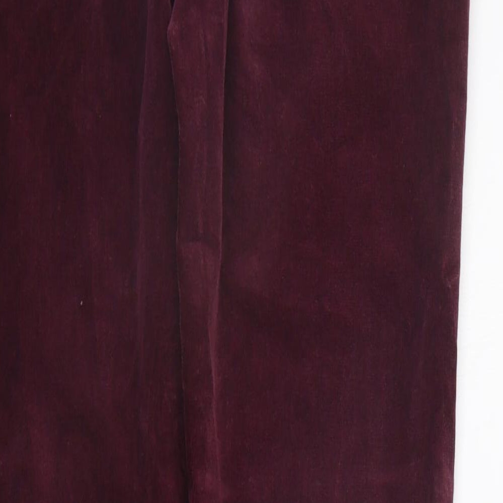 FDJ Womens Purple Trousers Size 6 L28 in