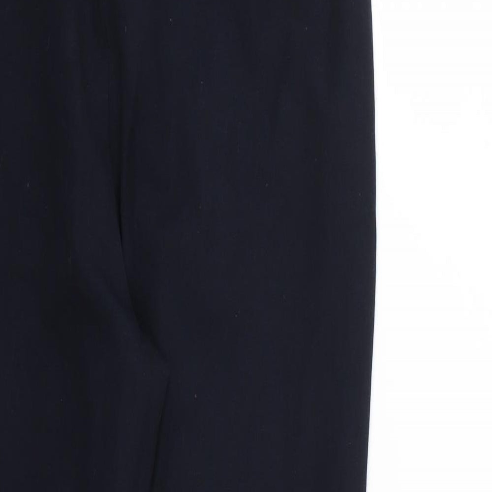 Marks & Spencer Womens Blue Trousers Size 10 L25 in