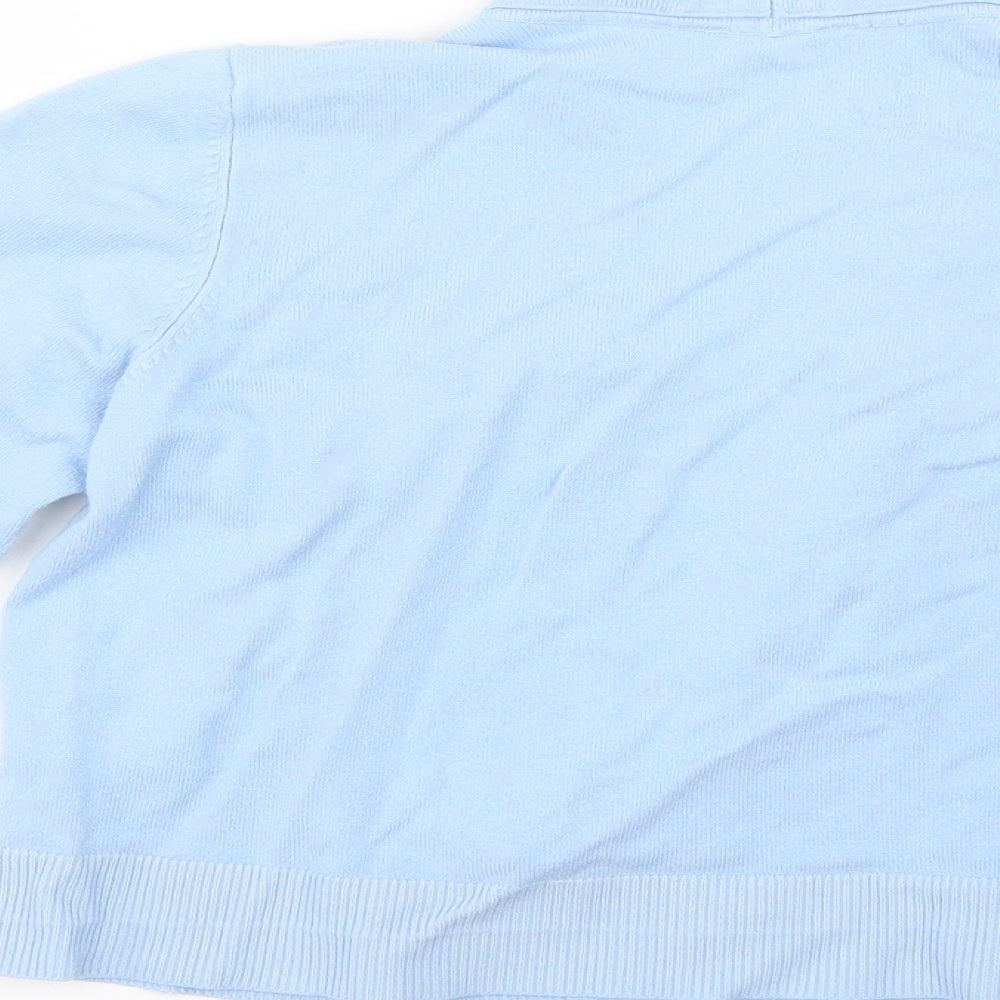 BHS Womens Blue Cardigan Jumper Size 16