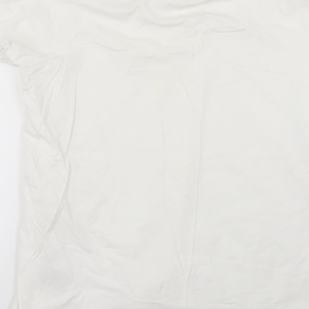 pebble bay Womens White Basic Blouse Size 16