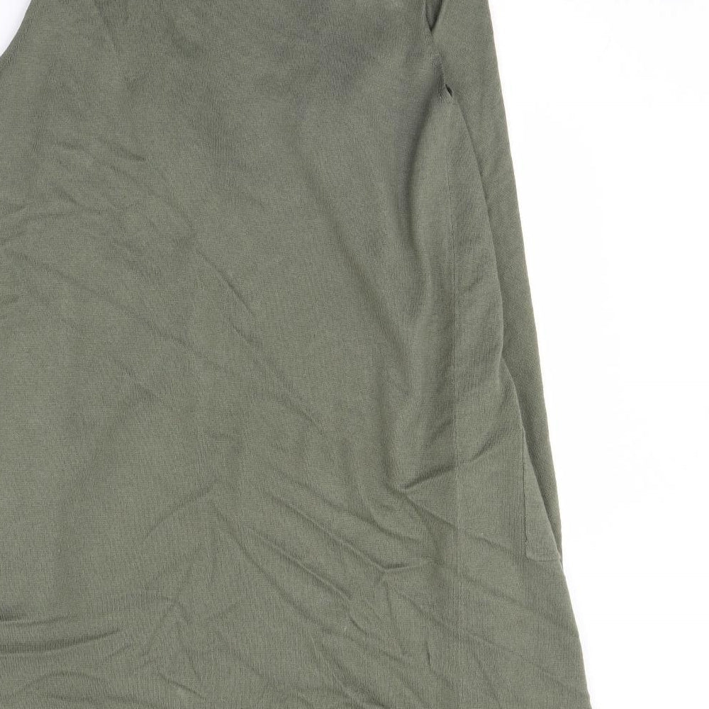 a&d Womens Green Gilet Jacket Size M