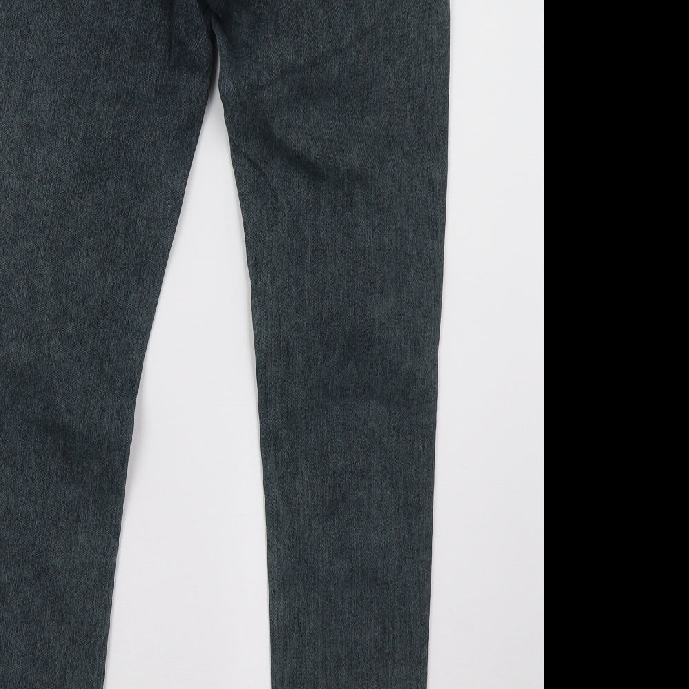 idol Womens Grey Denim Skinny Jeans Size 10 L30 in