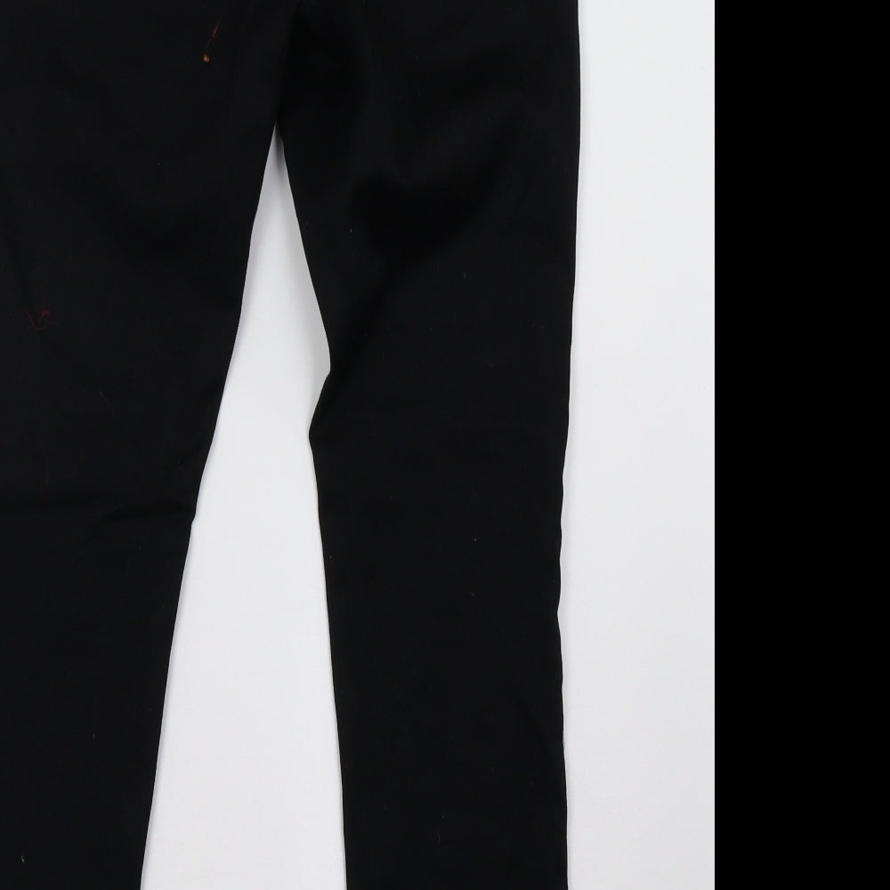 Preworn Womens Black Denim Skinny Jeans Size 10 L29 in