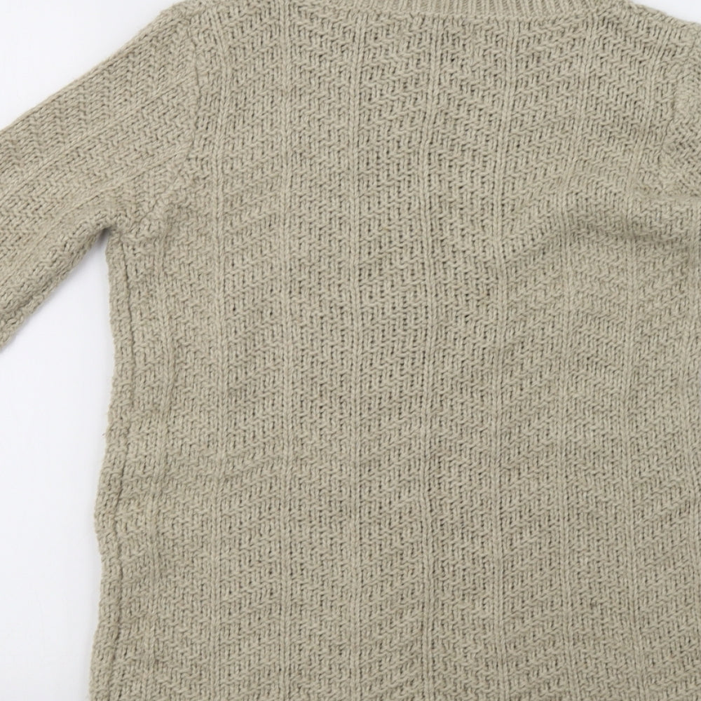 Matalan Womens Beige Knit Pullover Sweatshirt Size S