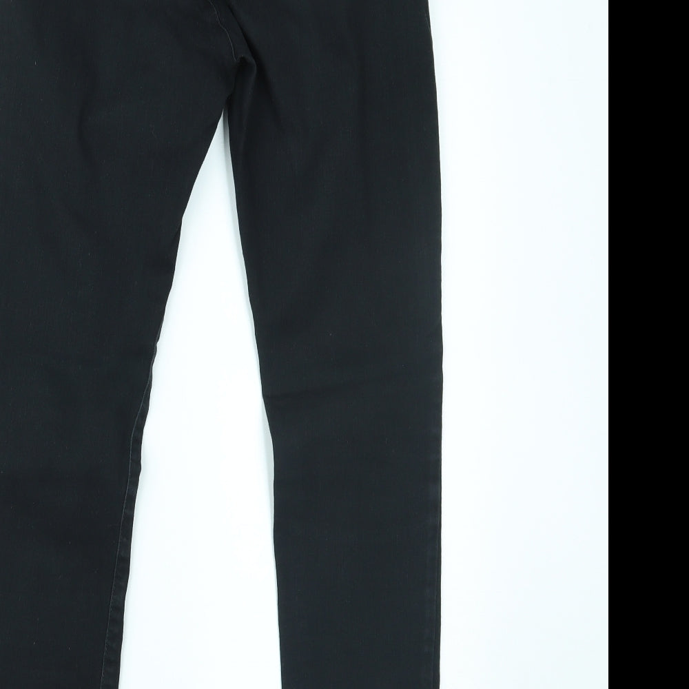 Marks and Spencer Womens Black Denim Skinny Jeans Size 10 L27 in