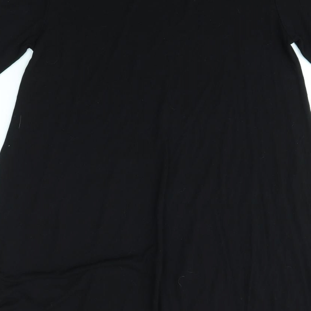 Orientique Womens Black A-Line Size 8