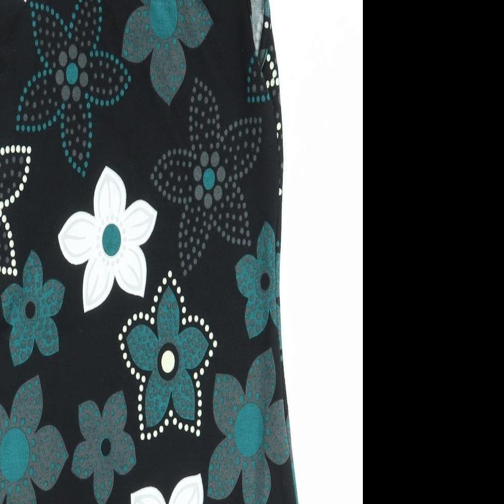 Purple Womens Multicoloured Floral Bodycon Size S