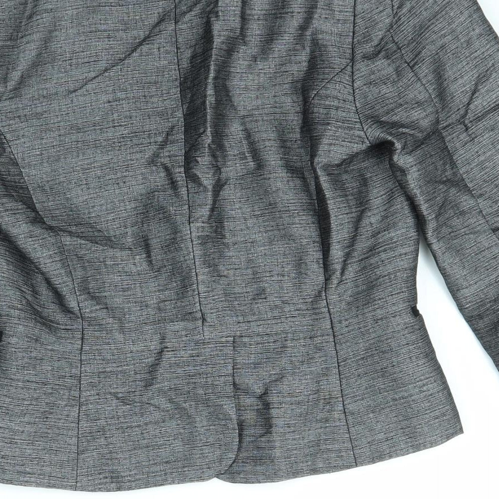 H&M Womens Grey Jacket Size 6