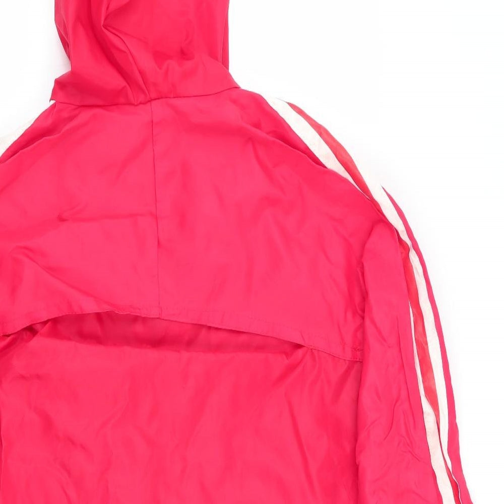 Preworn Womens Red Rain Coat Coat Size S