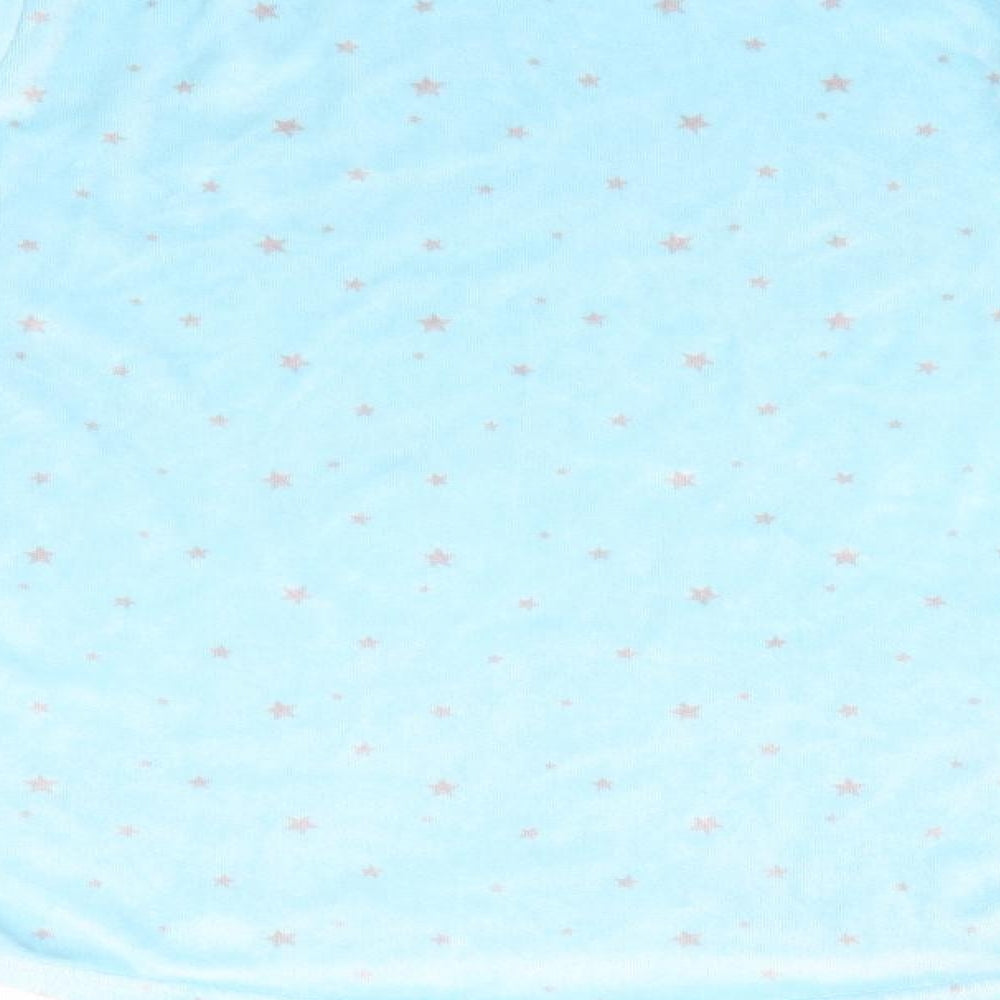 Matalan Girls Blue Solid Pyjama Top Size 12 Years - Roll me in fairy dust