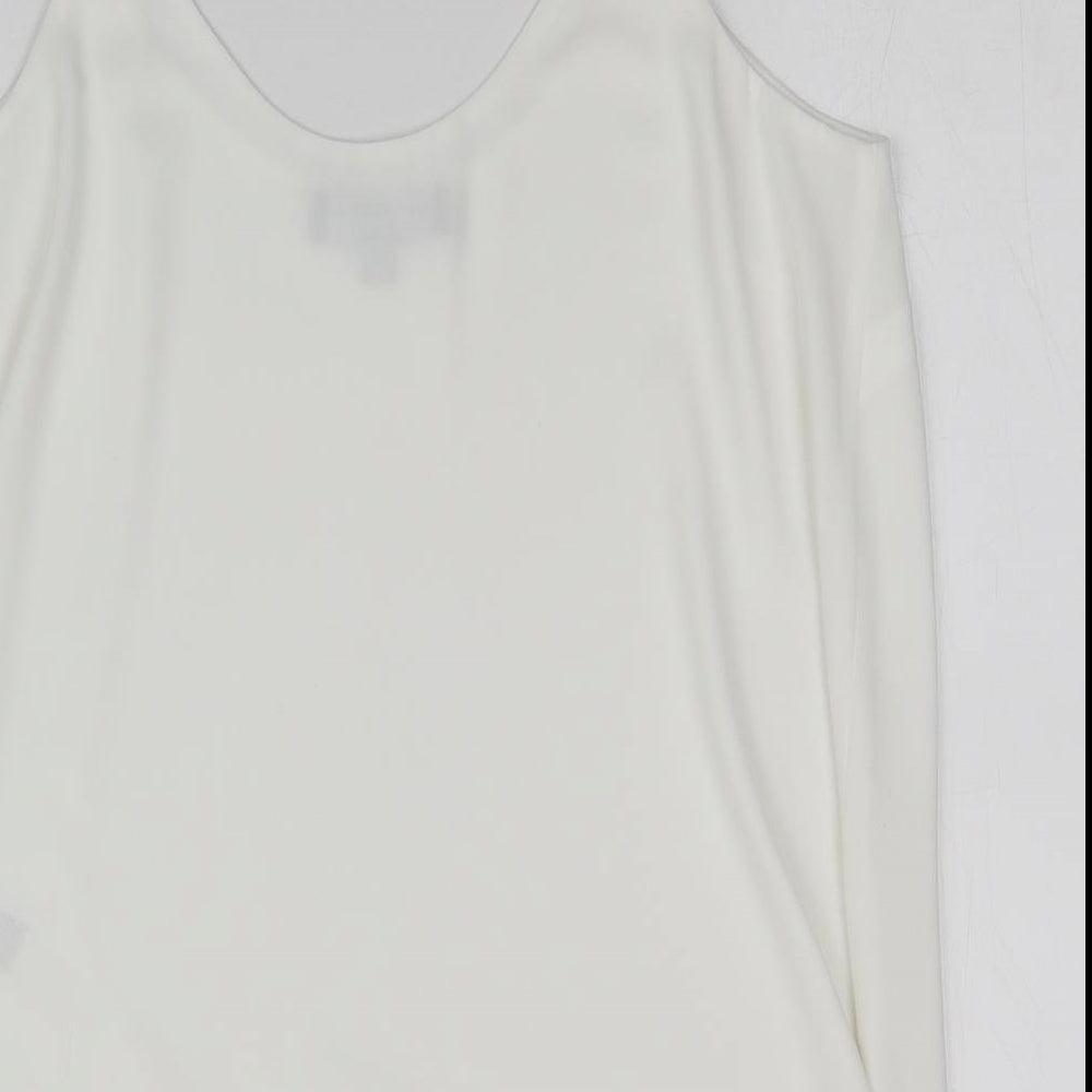 Dorothy Perkins Womens White Basic T-Shirt Size 12